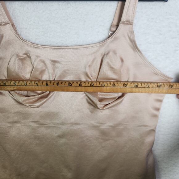Ruby Ribbon Original Cami Sz 46 3XL Pale Tan Compression Shapewear Stretch #3022 - Picture 8 of 13